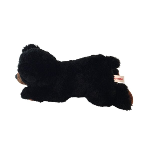 Aurora Flopsie Sullivan Black Bear Plush 12" Stuffed Animal Toy Laying Down 2022 - Picture 2 of 8